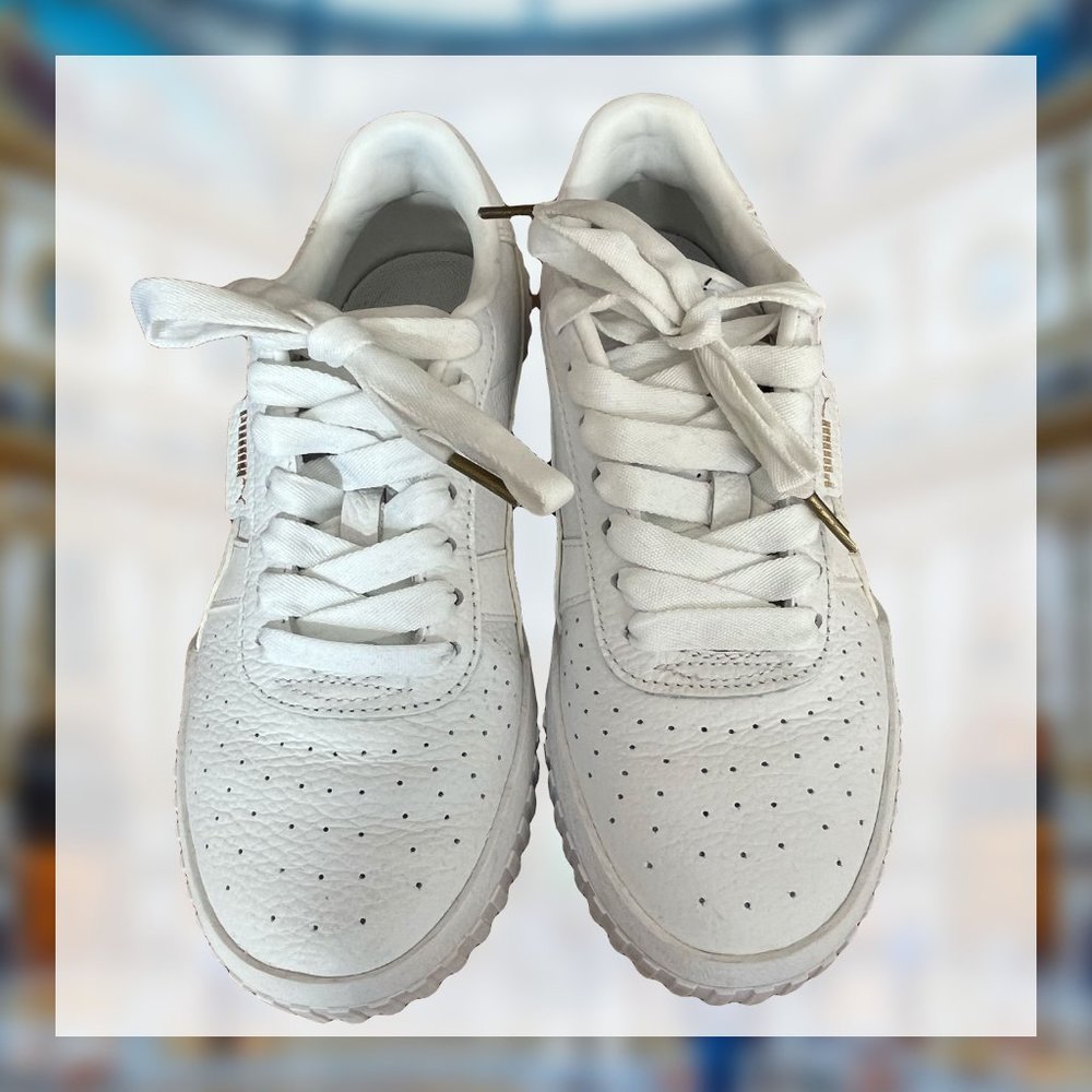 Puma Cali Sneakers White - Women's US size 6